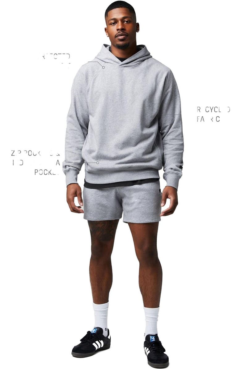 Fabletics Men's The Year Round Terry Hoodie, Alternate, color, Classic Grey Heather