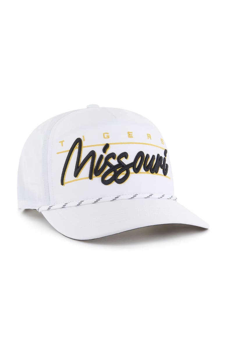 '47 Men's '47 White Missouri Tigers Condor Hitch brrr° Adjustable Hat, Alternate, color,