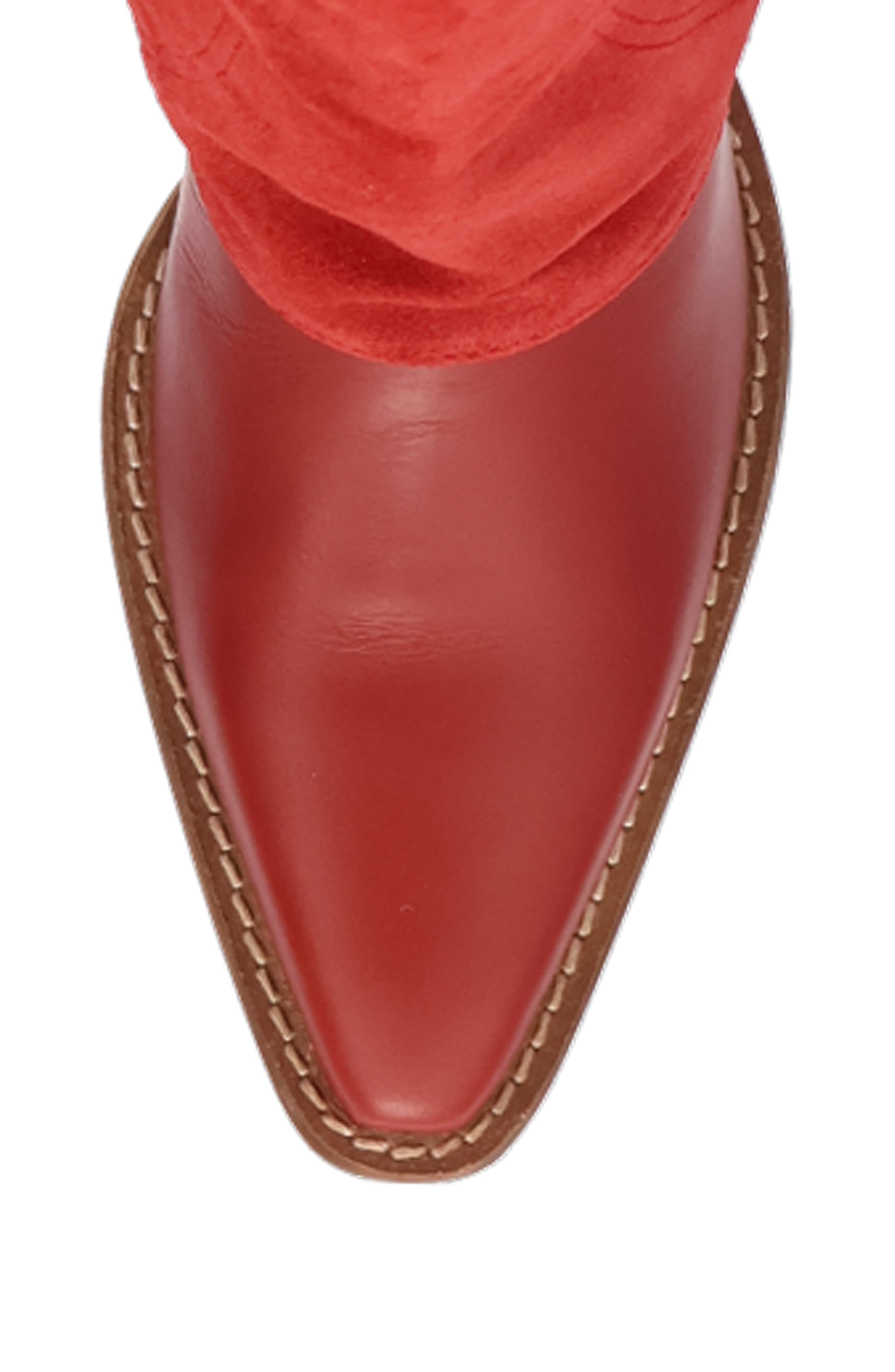 Wild Fire Western Boot, Alternate, color, RED