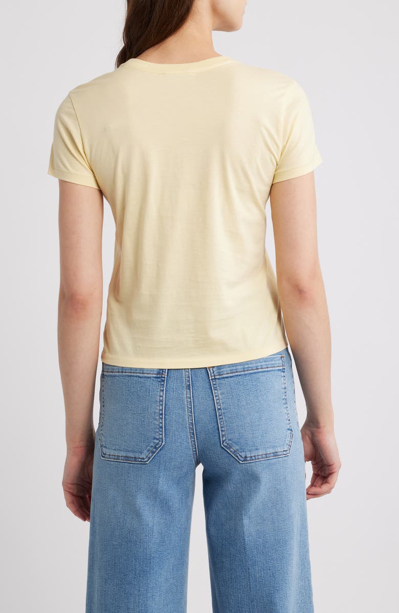 FRAME The Baby Tee, Alternate, color, Butter