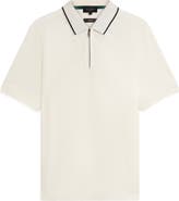 Ted Baker Cophen Stretch Cotton Zip Polo