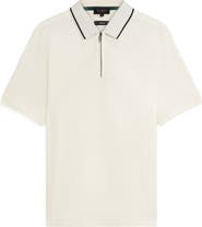 Ted Baker Cophen Stretch Cotton Zip Polo