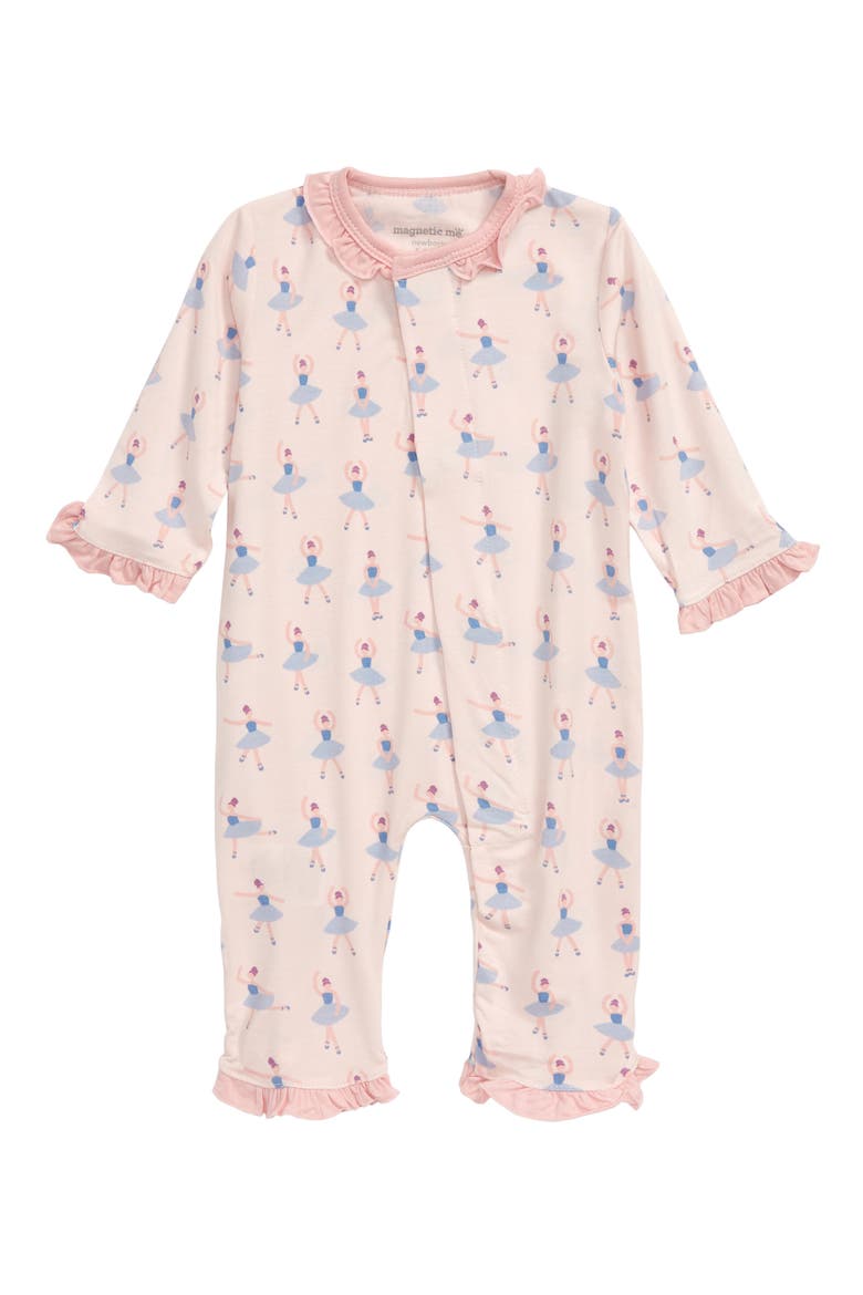 Prima Ballerina Romper, Main, color, PINK