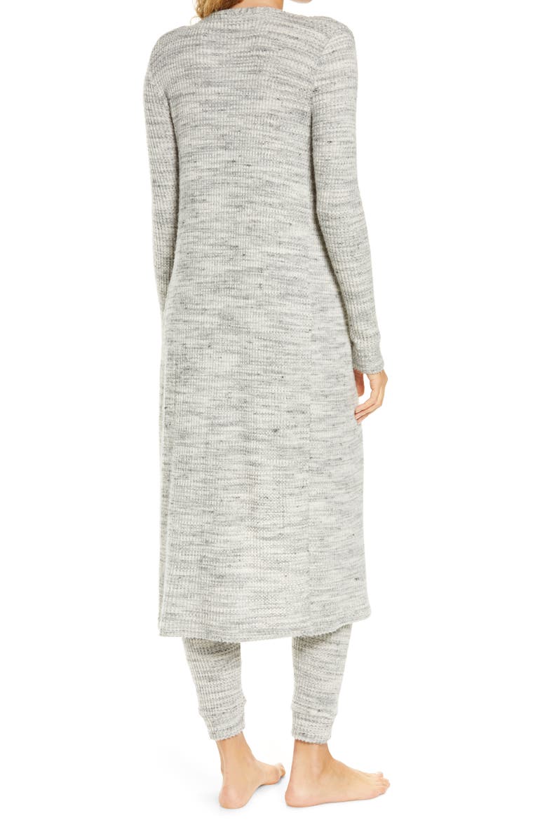 Your Line Thermal Knit Duster, Alternate, color, CREAM HEATHER