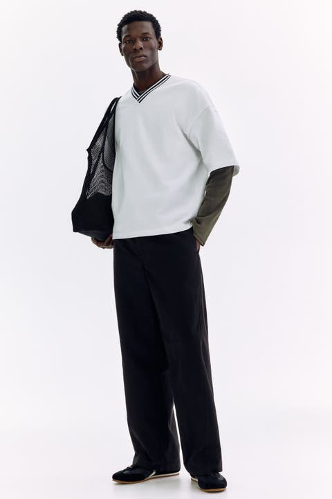 Relaxed Fit Twisted Trousers