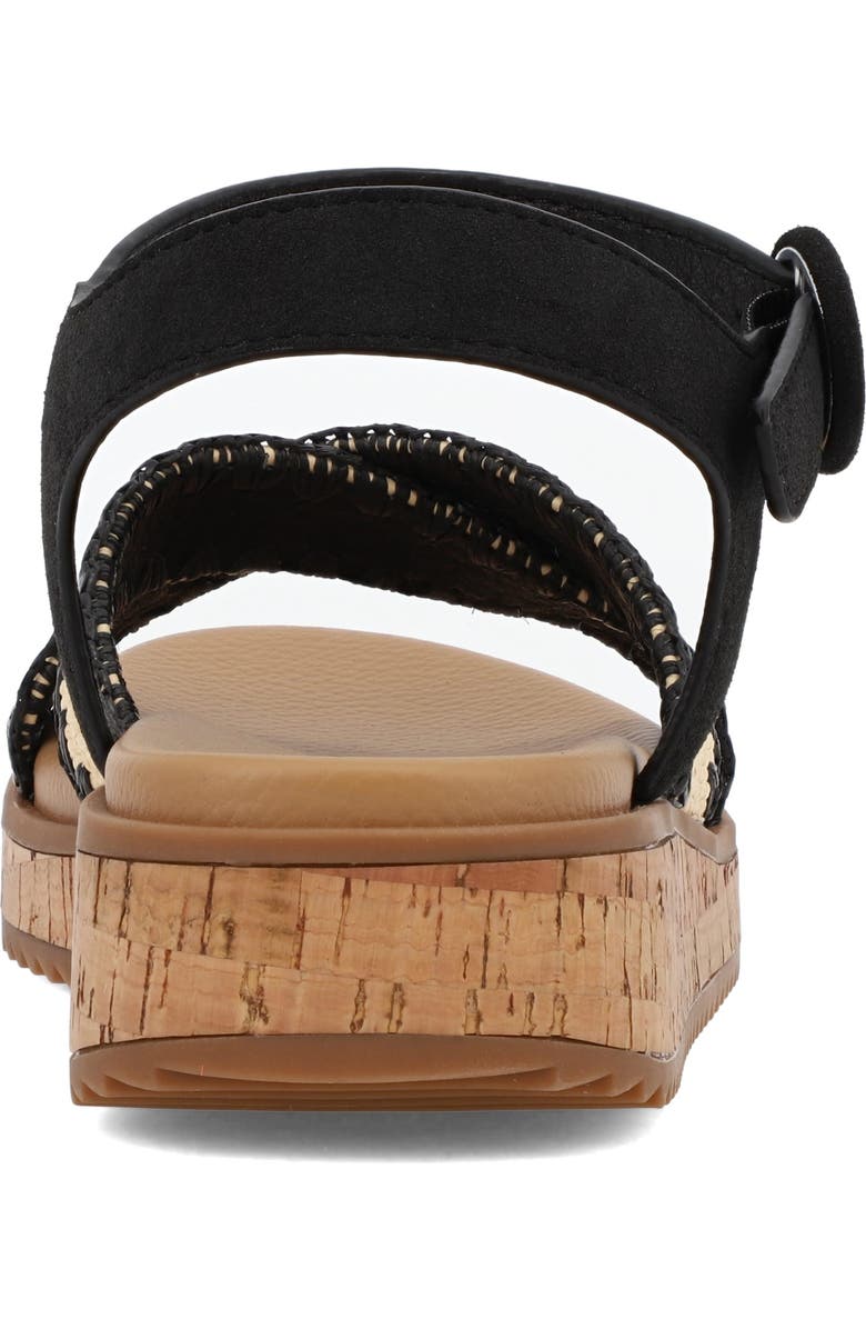 MIA AMORE <p>Rinaa Platform Sandal (Women)</p>, Alternate, color, Natural W/ Black