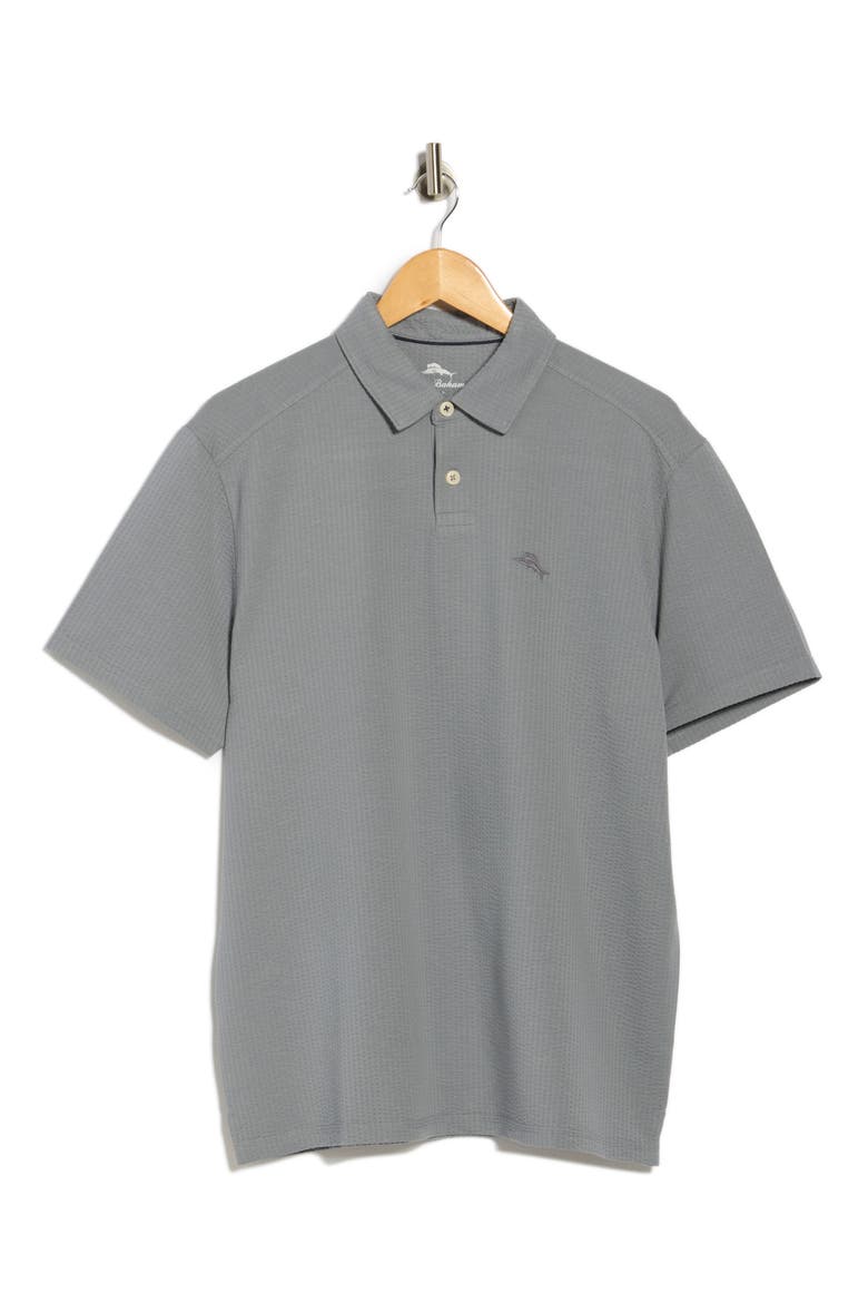 Pucker Waves Knit Polo, Alternate, color, ICONIC SKY