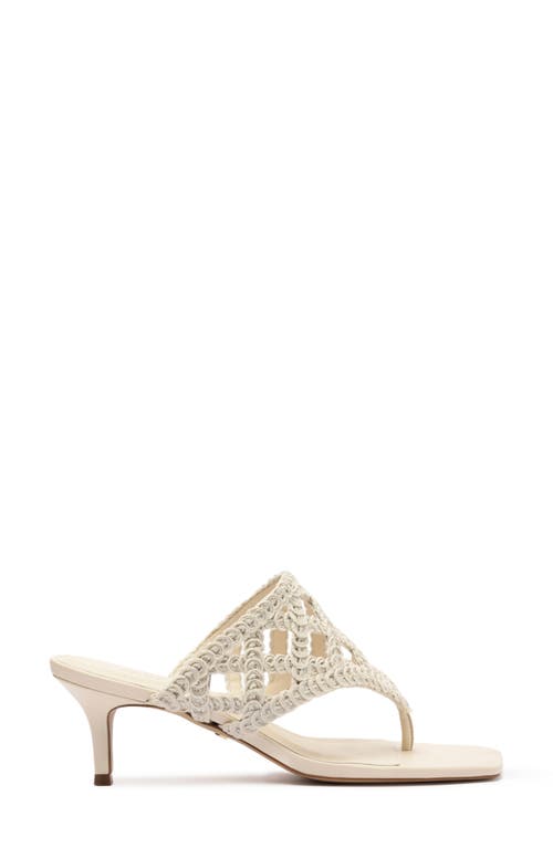 Arezzo Brie Cage Sandal In Neutral