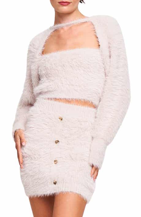 Lane Fuzzy Cropped Sweater