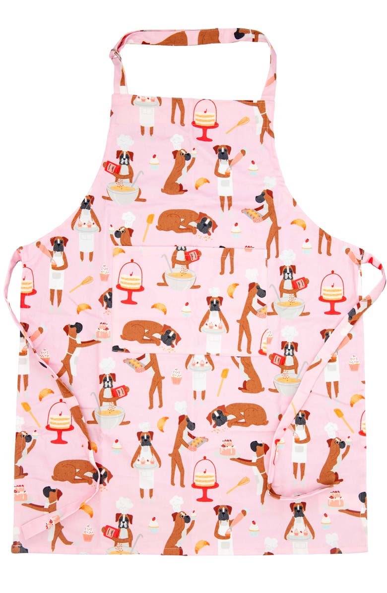 Puppington Kitchen Apron for Dog Lovers, Alternate, color, Baking Boxers