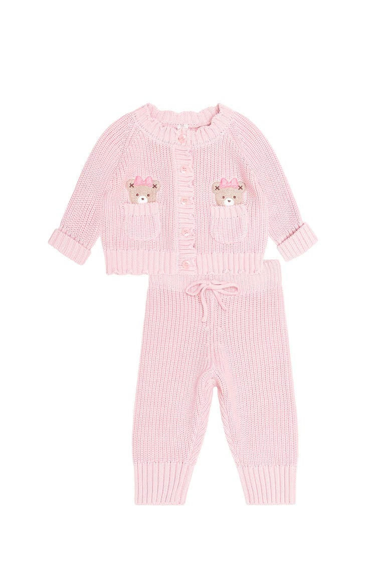 My First Hux 2Pc Newborn Set, Main, color, Baby Pink