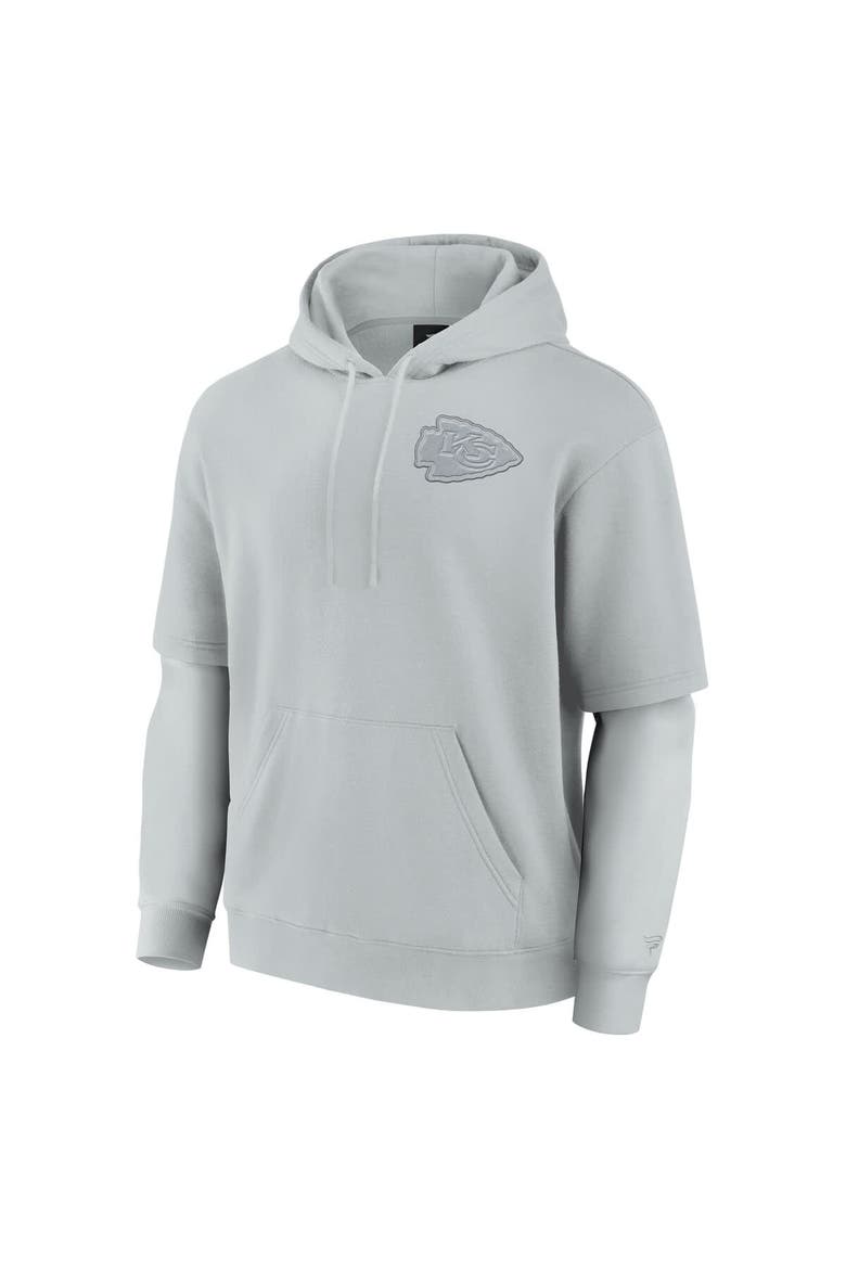 Unisex Fanatics  Gray Kansas City Chiefs Elements Sleek Pullover Hoodie, Alternate, color, Gray