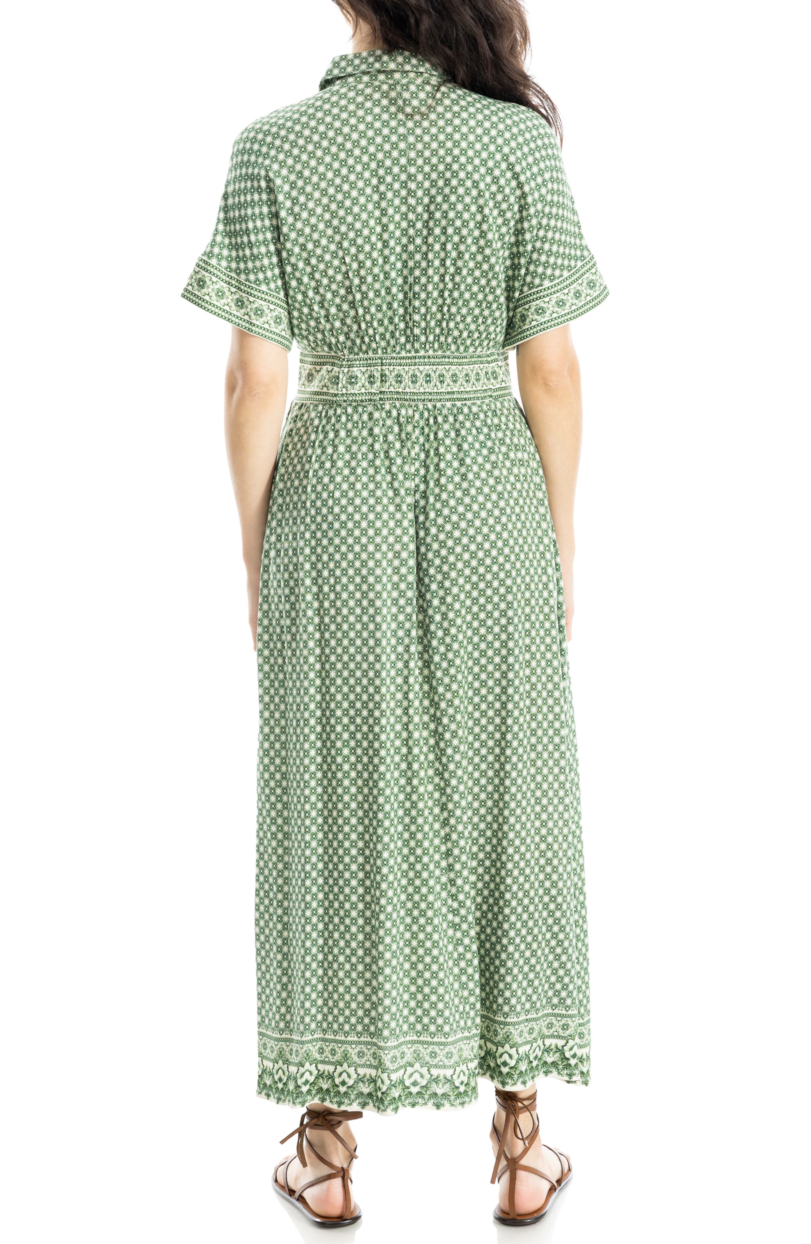 Short Sleeve Maxi Shirtdress - image 4