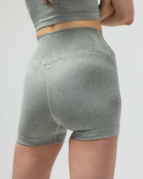 Reformer The Heather High-waisted Short In Green