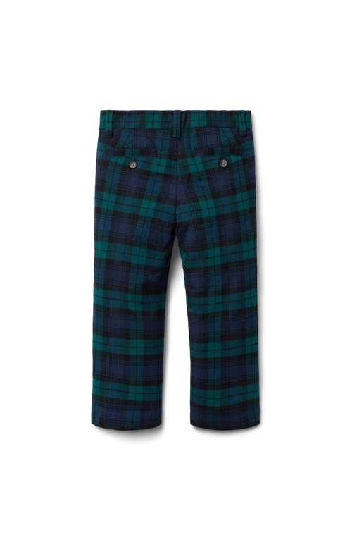 Janie And Jack The Tartan Pant In Blue