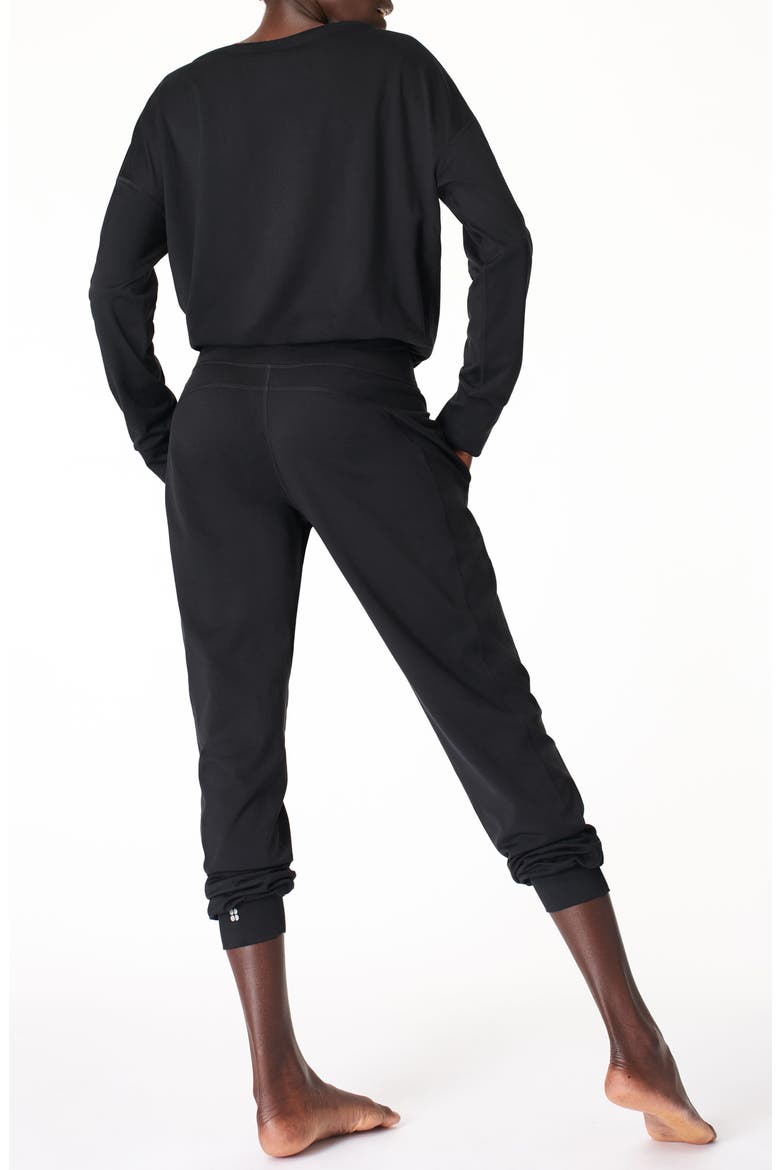 Gary Long Sleeve Jumpsuit, Alternate, color, BLACK