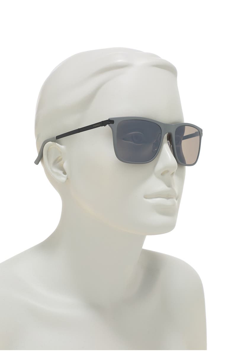 Canali 54mm Square Sunglasses, Alternate, color,