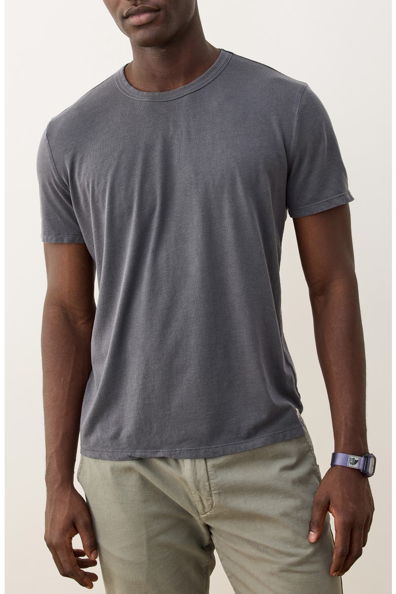 Signature Crewneck T-Shirt, Main, color, ASPHALT