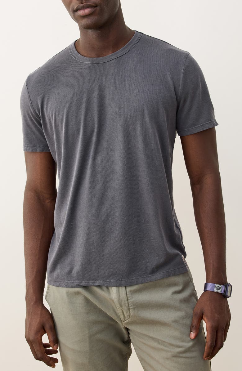 Marine Layer Signature Crewneck T-Shirt, Main, color, Asphalt