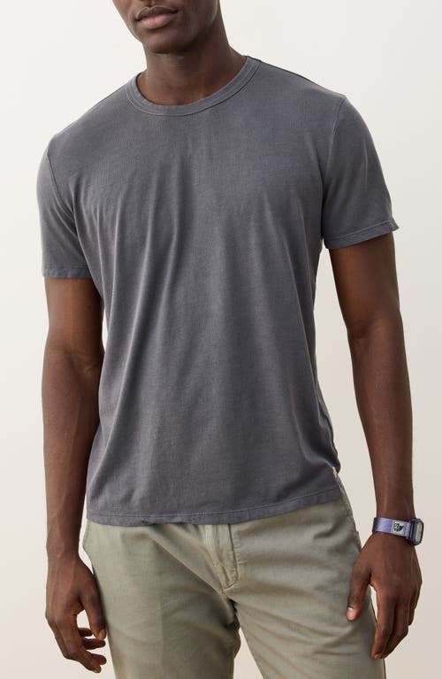 Marine Layer Signature Crewneck T-shirt In Gray