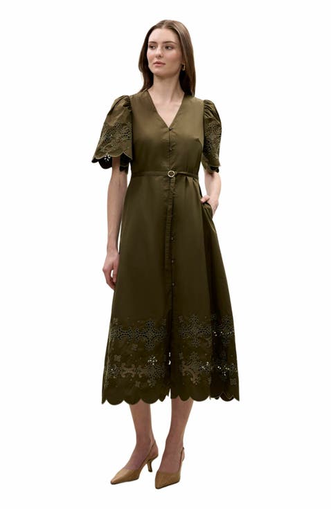 Raquel Twill Dress