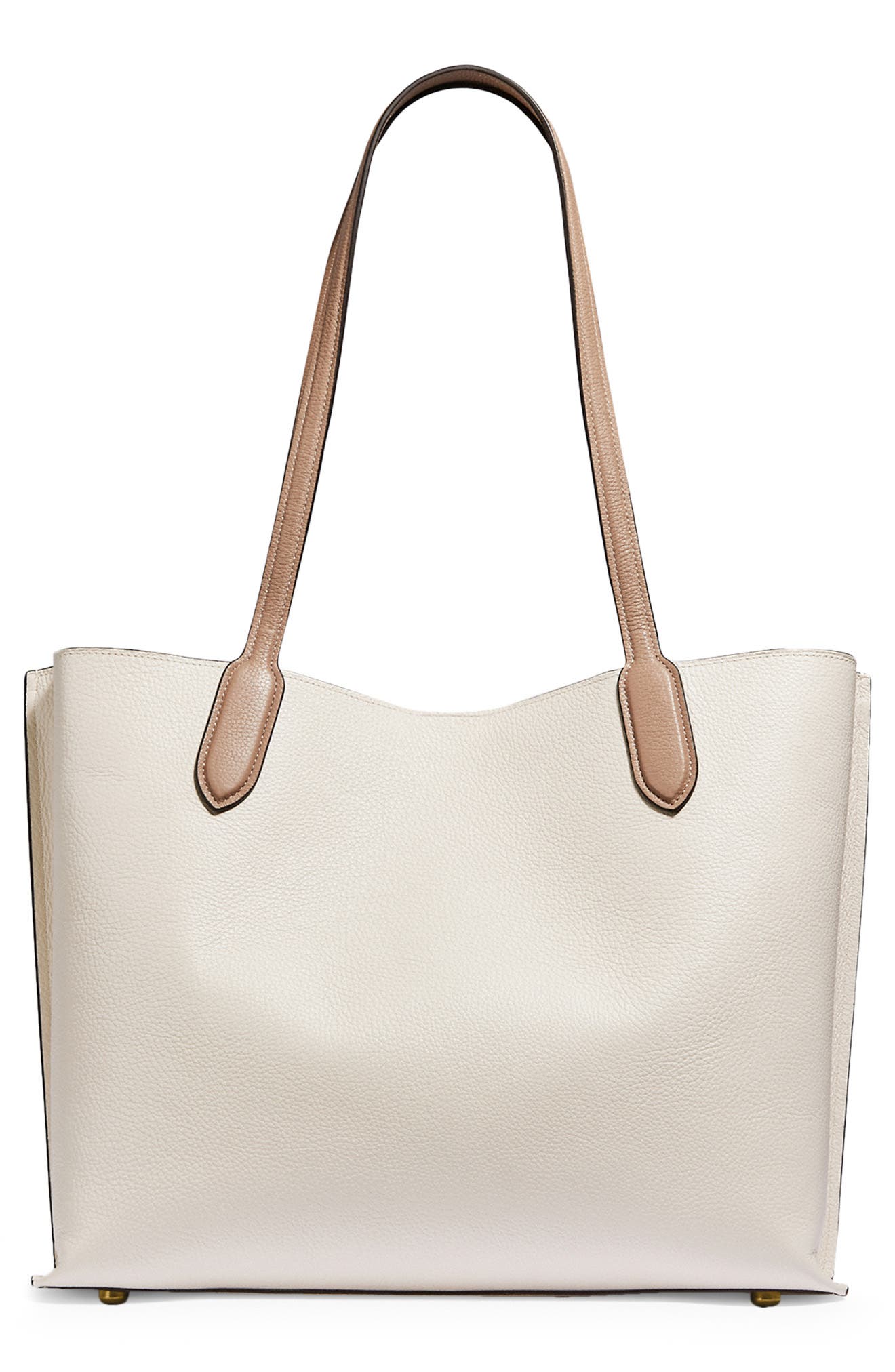 COACH Willow Leather Tote, Alternate, color, 