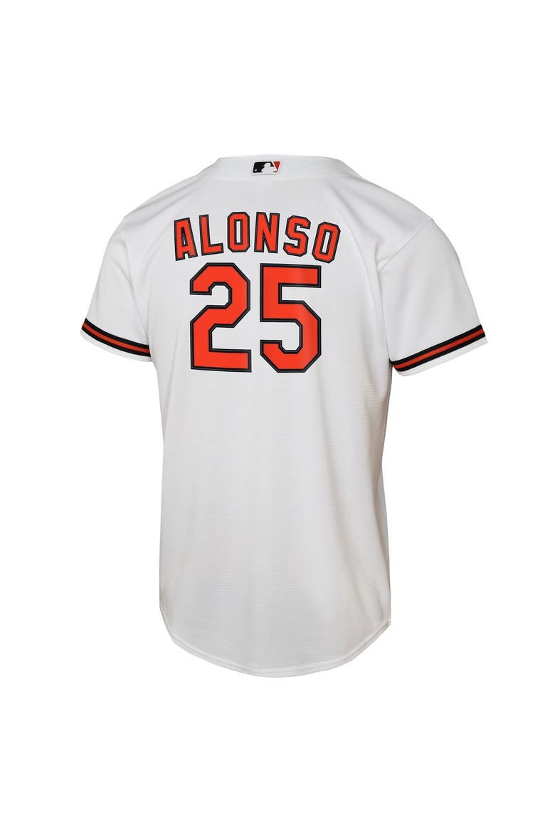Youth Nike Pete Alonso White Baltimore Orioles Home Baseline Jersey, Alternate, color, White