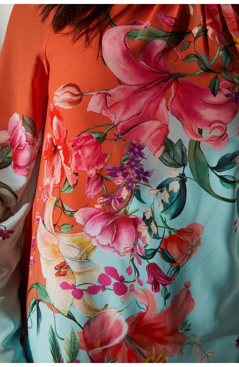 Coast Printed Tie Back Column Maxi Dress, Alternate, color, Multi