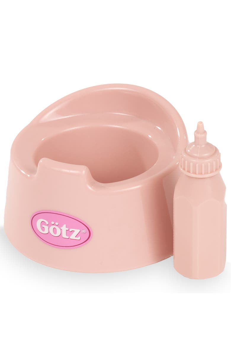 Gotz Sleepy Aquini Bear - Potty Doll Set, 13" Drink & Wet Baby, Toddlers 18mo+, Alternate, color, Multicolored