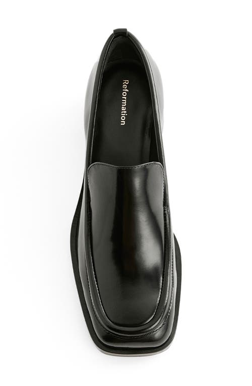 Reformation Noah Flare Heel Loafer