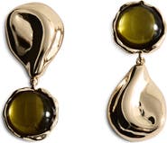 MANGO Mixed Resin Drop Earrings