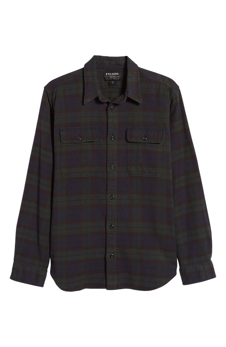 Filson 'Vintage Flannel' Regular Fit Plaid Cotton Shirt, Alternate, color,