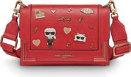 KARL LAGERFELD PARIS Camille Shoulder Bag with Pins
