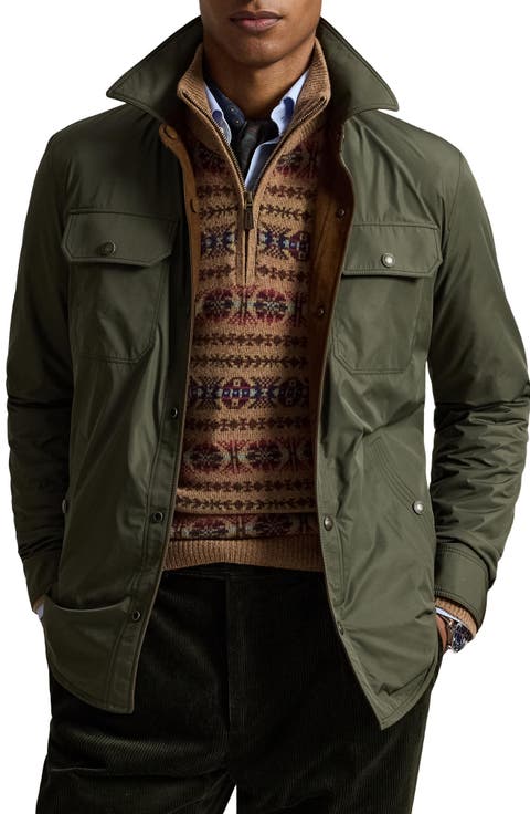 Reversible Goat Suede Shirt Jacket