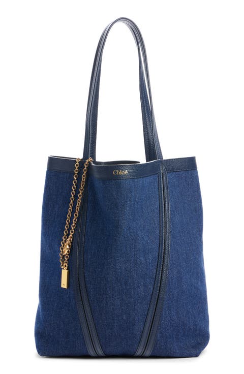 Spin Denim Tote