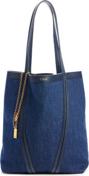 Chloé Spin Denim Tote