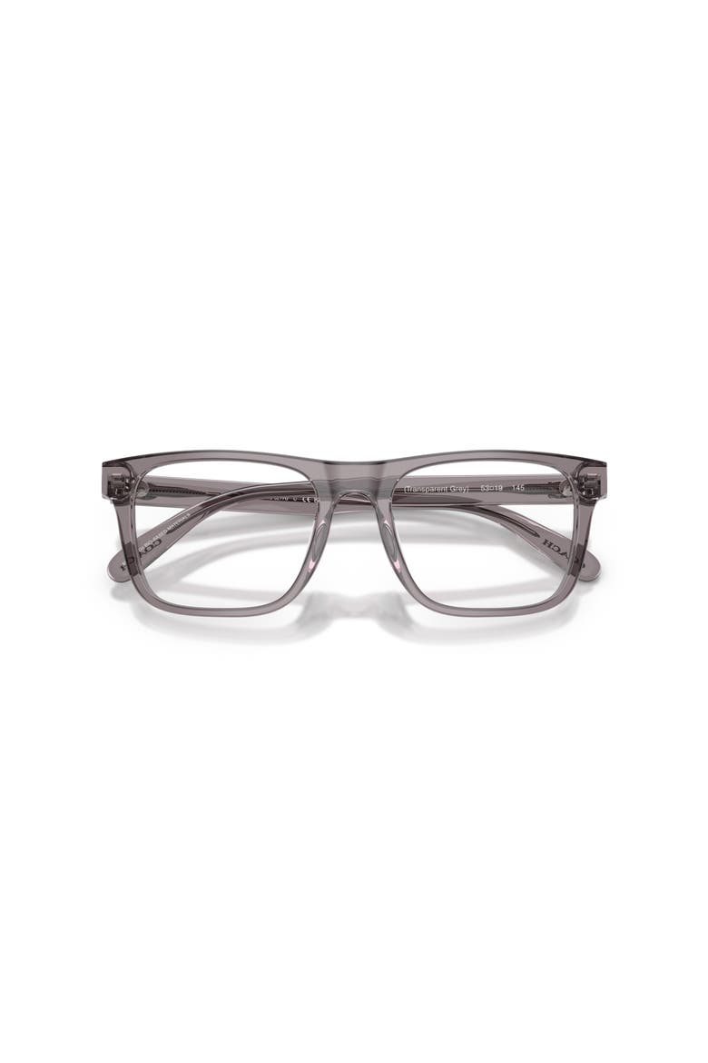 53mm Square optical glasses, Alternate, color, Grey