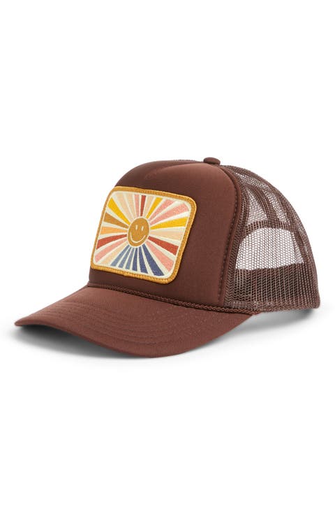Sunray Smile Patch Trucker Hat