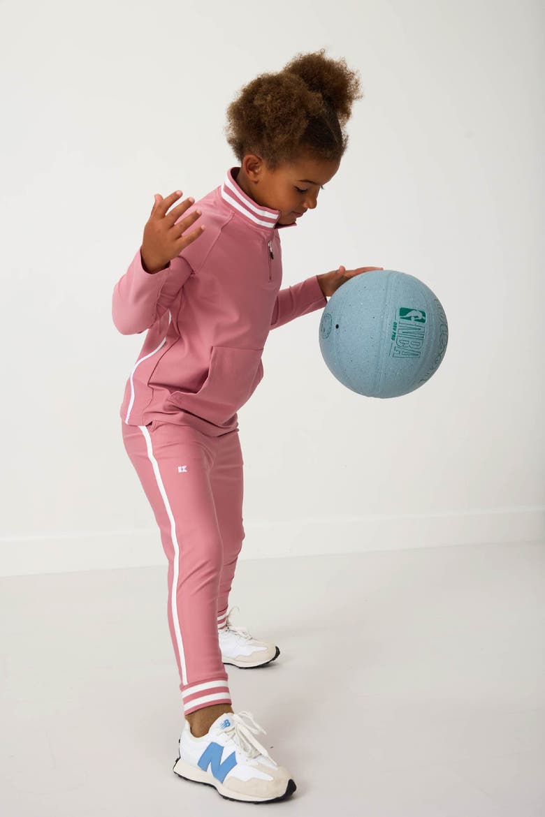 Girls Retro Jogger, Alternate, color, Dusty Pink