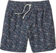 Fair Harbor Anchor Water Repellent Swim Trunks