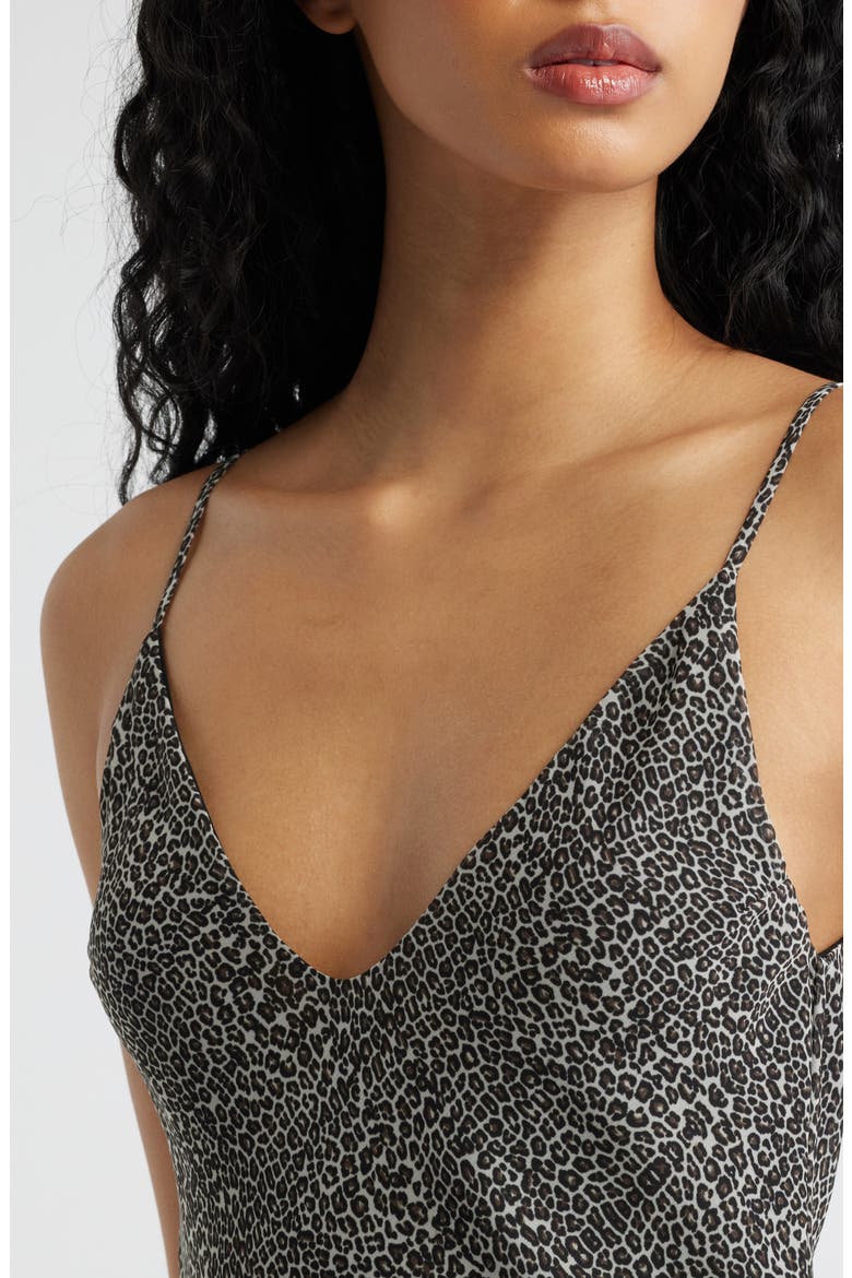 The Jordan Leopard Print Slipdress, Alternate, color, CHEETAH