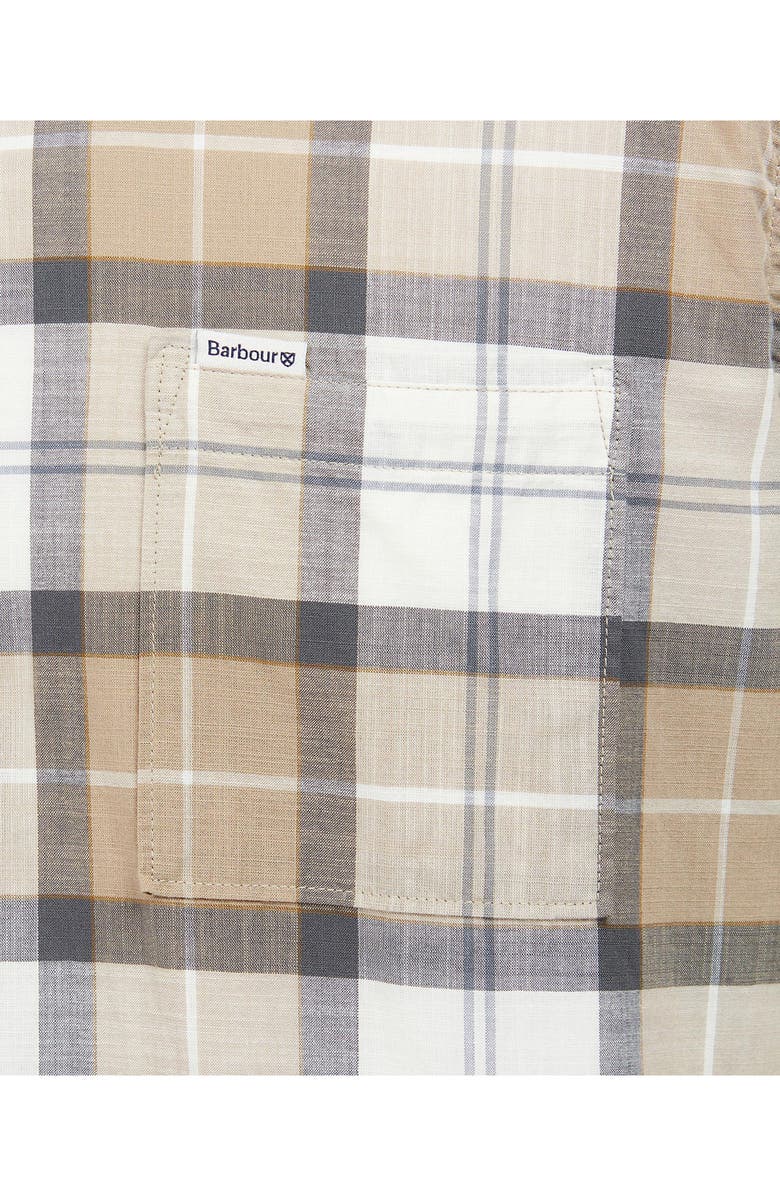Barbour Gordon Plaid Short Sleeve Button-Up Shirt, Alternate, color, 