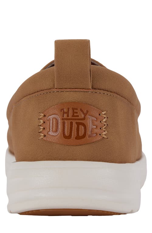 Hey Dude Wally Classic Lace-up In Brown