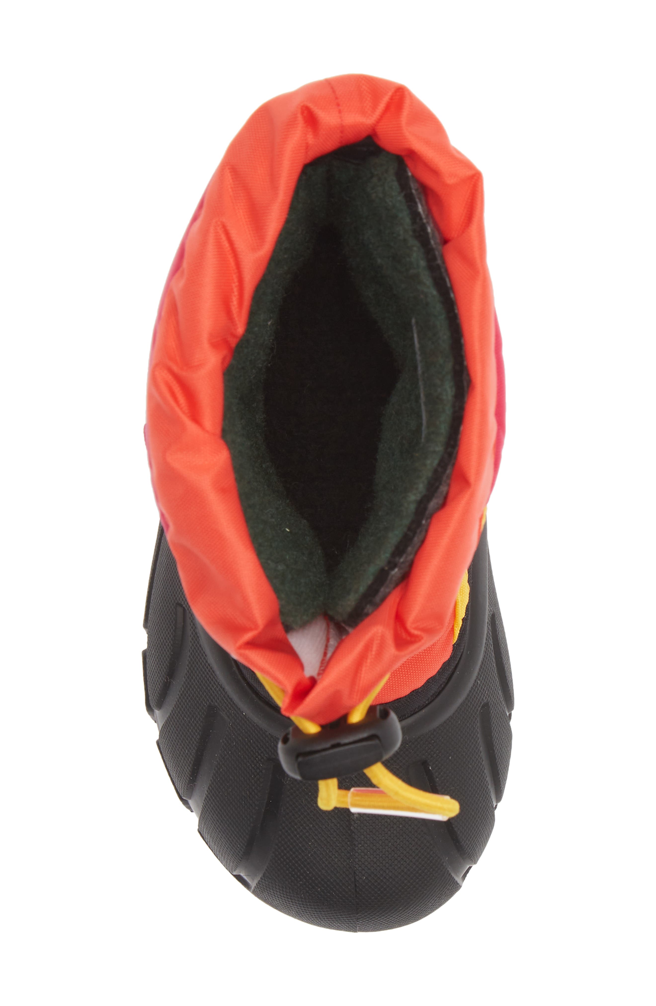Kids' Flurry Weather Resistant Snow Boot, Alternate, color, POPPY RED/ CACTUS PINK