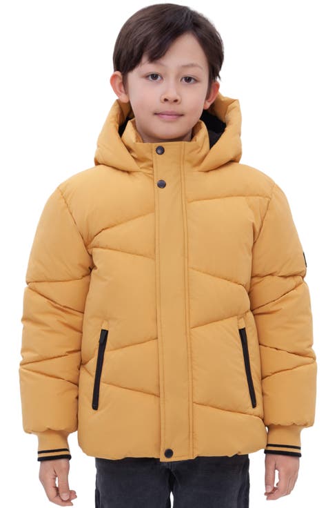 Kids' Cozy Grid Puffer Jacket (Little Kid & Big Kid)