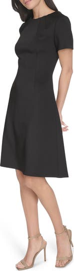 Short Sleeve A-Line Dress