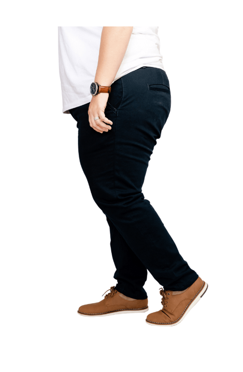 Dapper Boi Slim Dark Navy Chino Pants, Alternate, color, Dark Navy