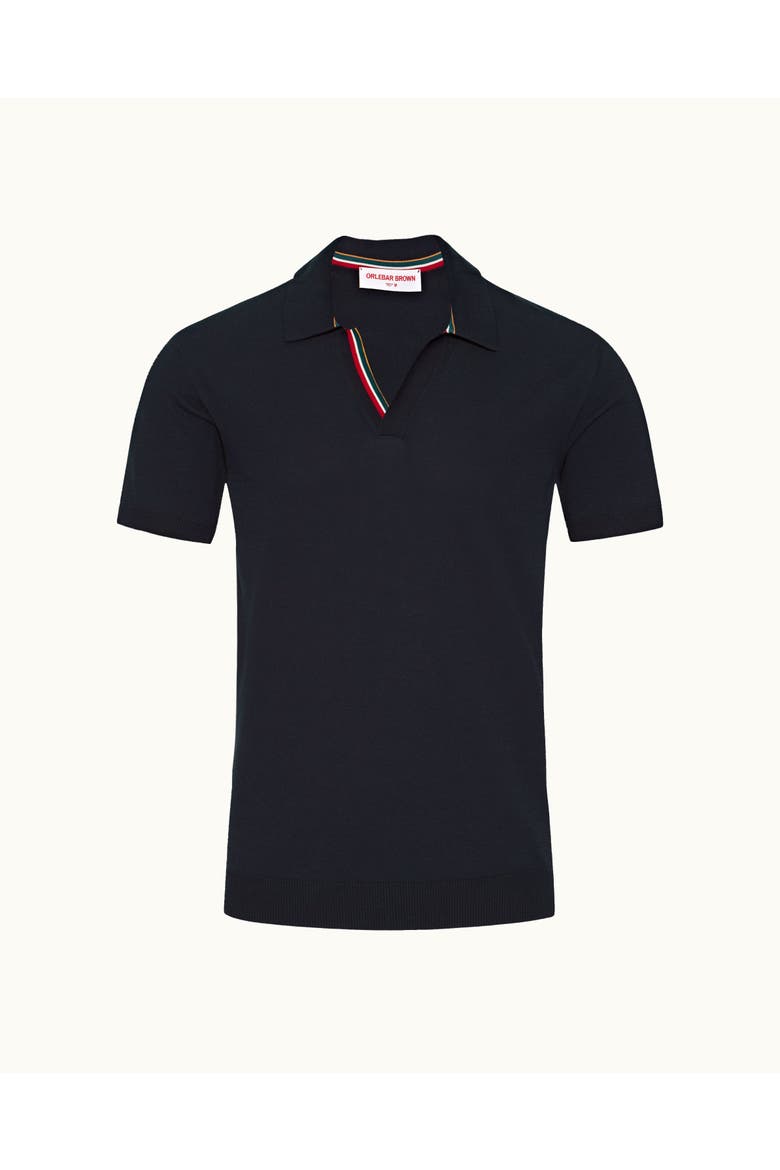 Horton Tipping Tailored-Fit Polo Shirt, Alternate, color, NIGHT IRIS