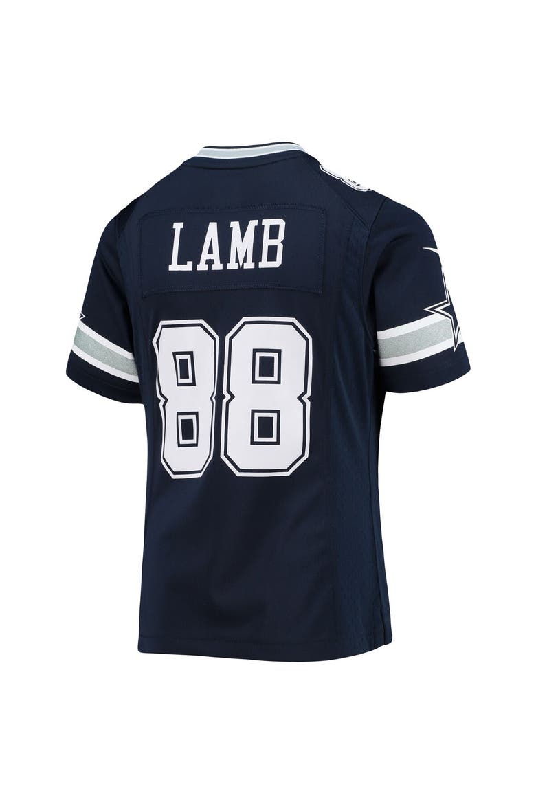 Girls Youth Nike CeeDee Lamb Navy Dallas Cowboys Game Jersey, Alternate, color, Navy