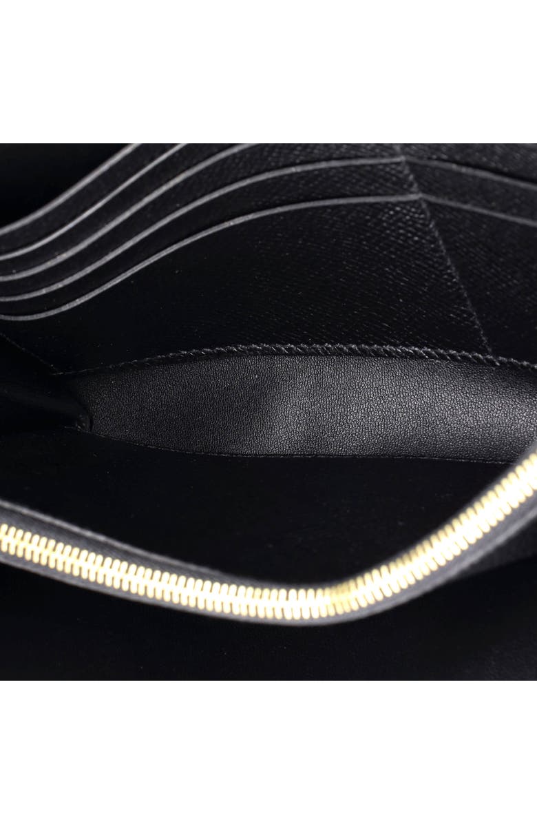 Pre-Owned Hermes Constance To Go Wallet Epsom, Alternate, color, Noir